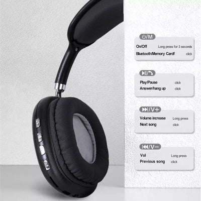 Aeroflux Wireless Bluetooth Headphones – Immersive Sound, Seamless Connectivity