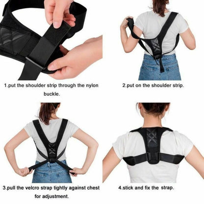 Aeroflux© Premium Back Brace Posture Corrector Support: DPD1