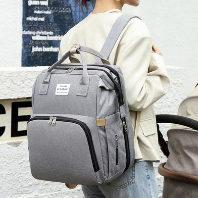 Aeroflux© UltraCare Nappy Backpack + Portable Changing Mat