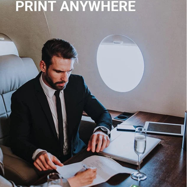 Aeroflux M08F Wireless Portable A4 Thermal Printer – Inkless, Effortless, On-the-Go