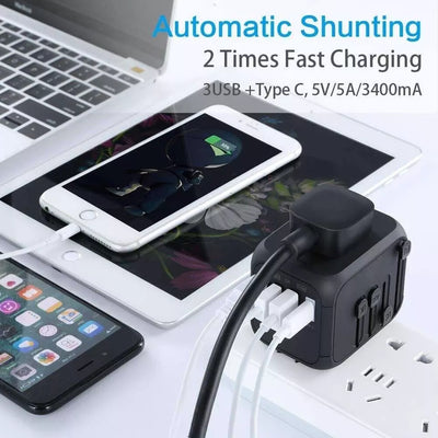 Aeroflux Universal Travel Adapter – Global Charging, Simplified
