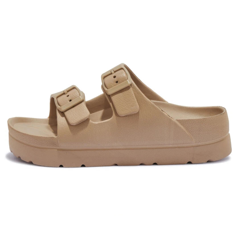Aeroflux© Women’s EVA Buckle Sliders: Lightweight Comfort Redefined