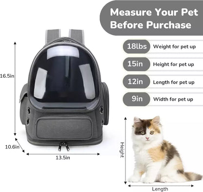 Aeroflux Voyager Bubble Cat Backpack – Breathe Easy, Travel Freely