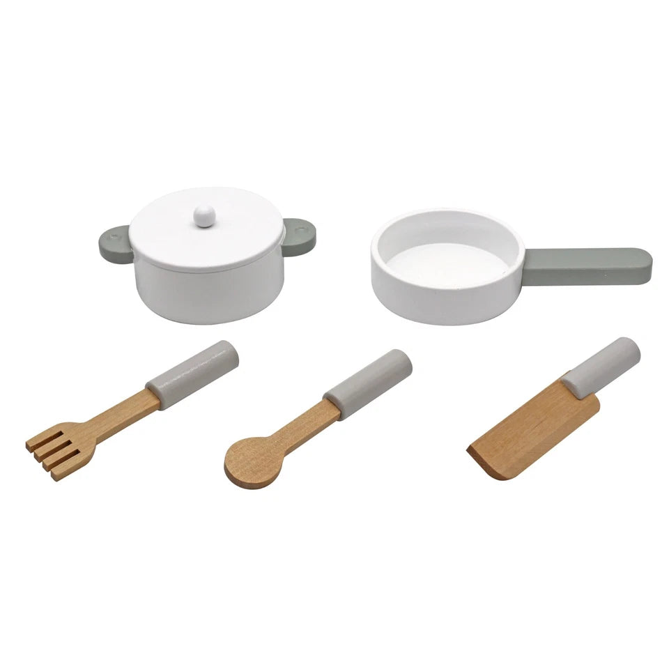 Aeroflux© Kids Premium Wooden Kitchen Play Set