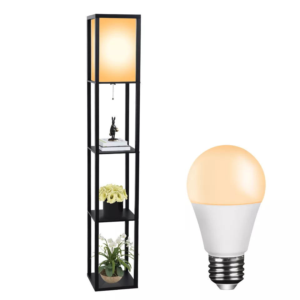 Aeroflux® Floor Lamp with Shelves – Modern Lighting with Smart Storage