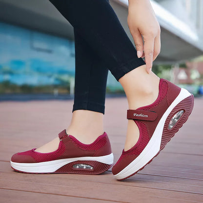 Aeroflux® Women's Slip-On Orthopedic Trainers – Comfy & Stylish Air Cushion Shoes