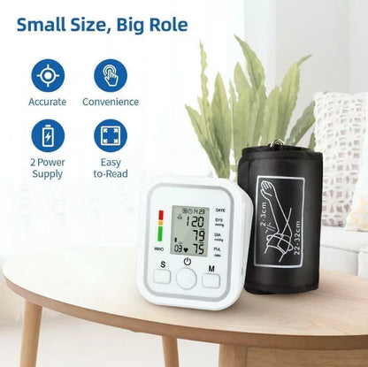 Aeroflux© Digital Blood Pressure Monitor – Upper Arm Cuff | Automatic & Accurate Readings