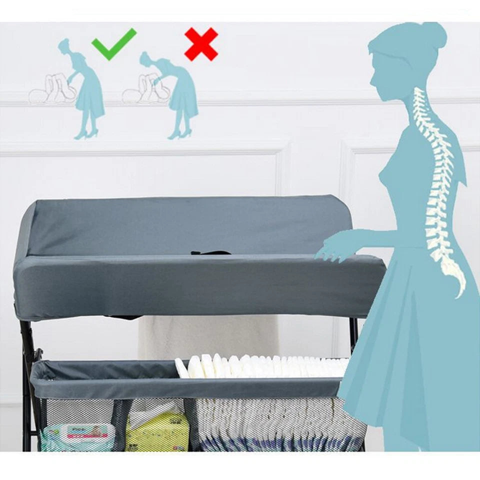 Aeroflux Folding Baby Changing Table: Practical Comfort for Everyday Baby Care