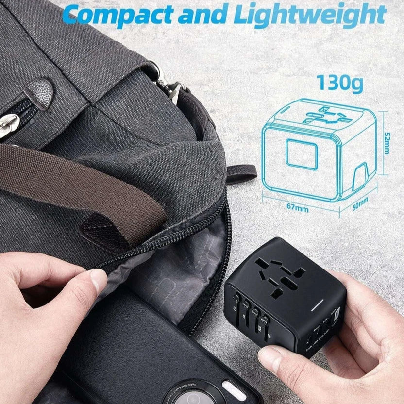 Aeroflux Universal Travel Adapter – Global Charging, Simplified