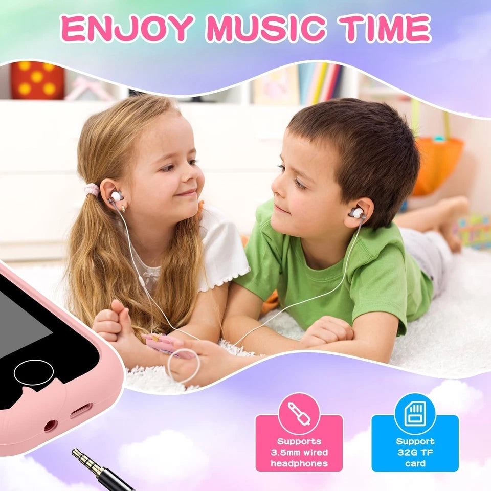 AeroFlux Kids Toy Smart Phone – Unicorn Design (Multifunctional Learning & Play Device)