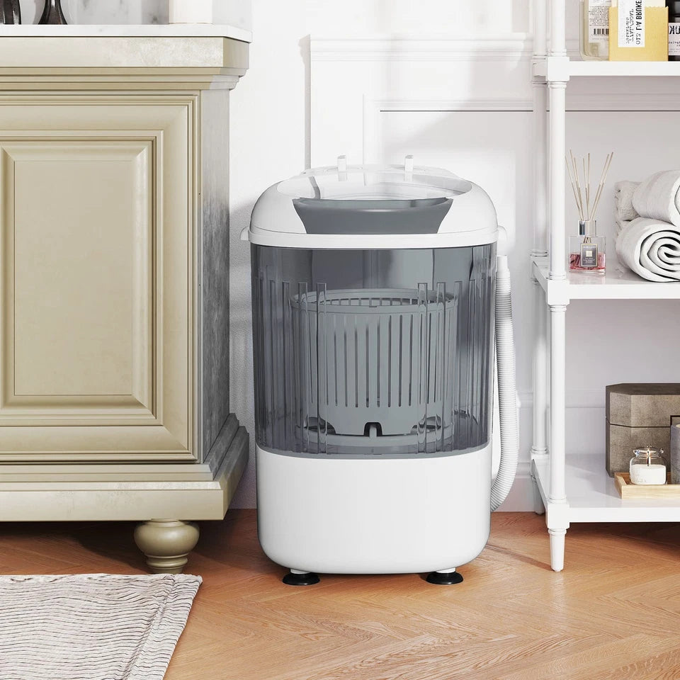 Aeroflux© Compact Portable Mini Washing Machine – Dual Wash & Spin with 2.5kg Capacity