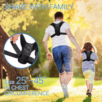 Aeroflux© Premium Back Brace Posture Corrector Support: DPD1