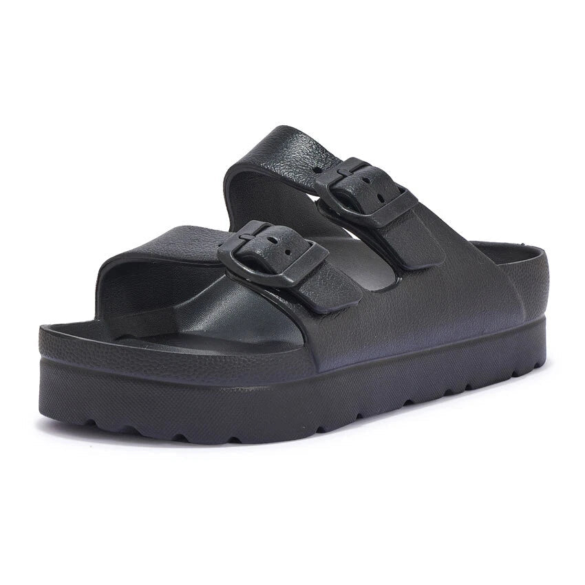 Aeroflux© Women’s EVA Buckle Sliders: Lightweight Comfort Redefined