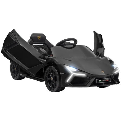 Aeroflux® Lamborghini Licensed Kids Electric Ride-On Car – Butterfly Doors, Remote Control, Music & Lights (Ages 3–8)