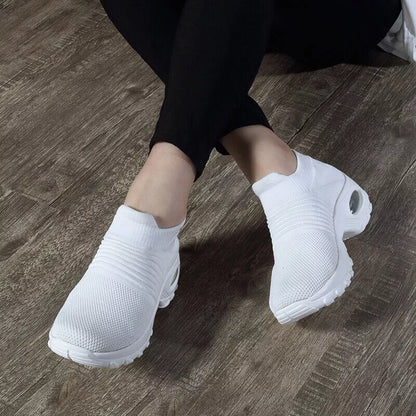 Aeroflux® Women's Slip-On Orthopedic Trainers – Air Cushion Comfort & Support