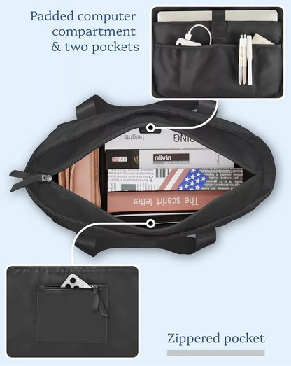 Aeroflux Women's Laptop Tote – Work, Travel & Everyday Elegance