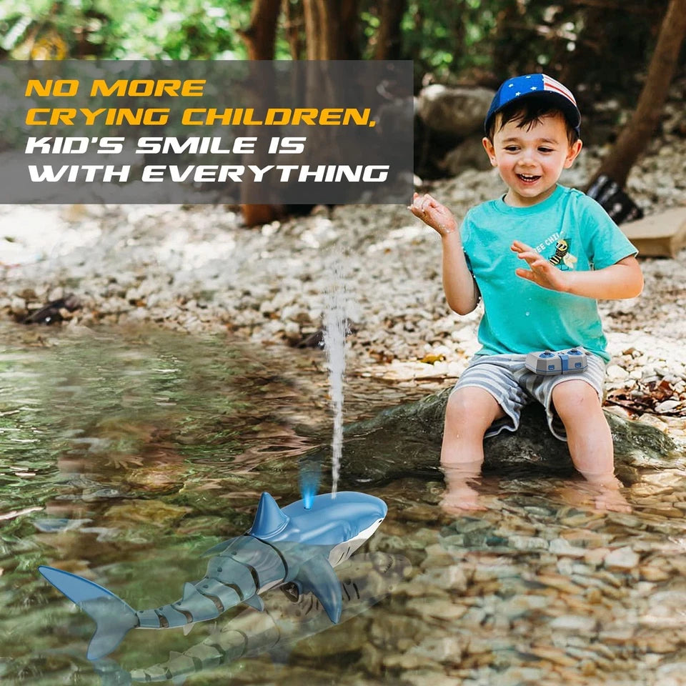 Aeroflux Smart RC Shark Whale – Spray Water Remote Controlled Toy