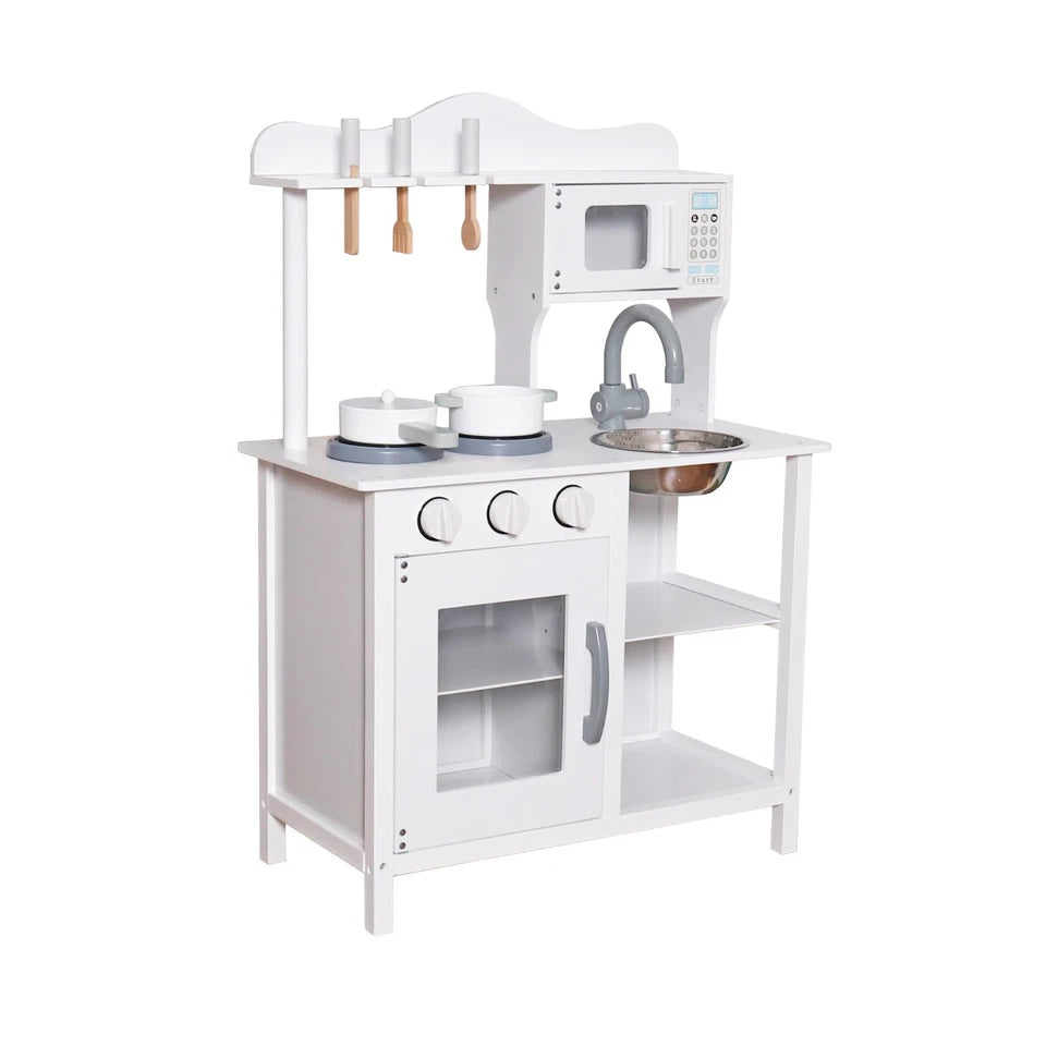 Aeroflux© Kids Premium Wooden Kitchen Play Set
