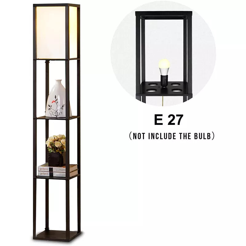 Aeroflux® Floor Lamp with Shelves – Modern Lighting with Smart Storage