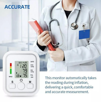 Aeroflux© Digital Blood Pressure Monitor – Upper Arm Cuff | Automatic & Accurate Readings