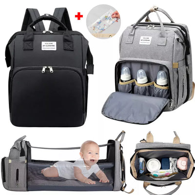 Aeroflux© UltraCare Nappy Backpack + Portable Changing Mat