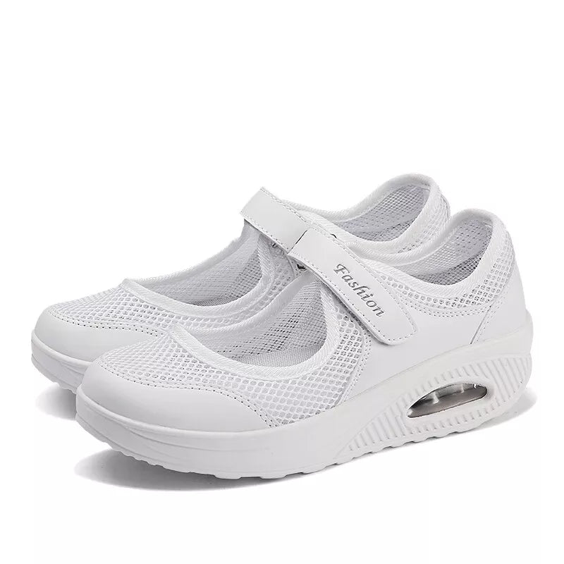 Aeroflux® Women's Slip-On Orthopedic Trainers – Comfy & Stylish Air Cushion Shoes