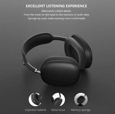Aeroflux Wireless Bluetooth Headphones – Immersive Sound, Seamless Connectivity