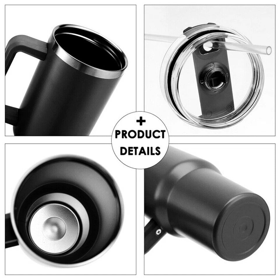 Aeroflux 40oz Stainless Steel Tumbler with Straw Lid