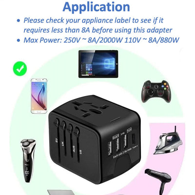Aeroflux Universal Travel Adapter – Global Charging, Simplified