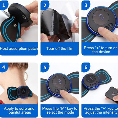 Aeroflux Wireless TENS Machine – Customisable Pain Relief with 8 Modes and 19 Intensity Levels