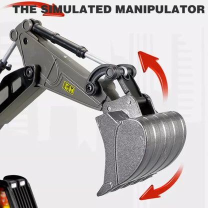 Aeroflux Remote Control RC Digger with Charger & Battery – Children’s RC Excavator Toy