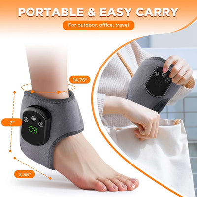Aeroflux® Heated Therapy Ankle & Wrist Massager Wraps