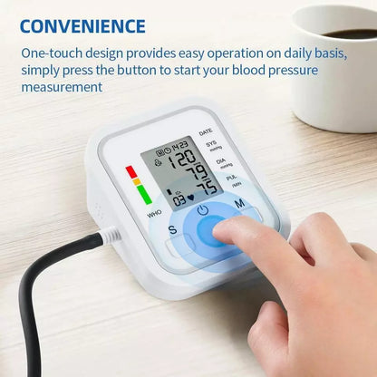 Aeroflux© Digital Blood Pressure Monitor – Upper Arm Cuff | Automatic & Accurate Readings