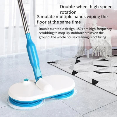 Aeroflux Cordless Electric Floor Mop – Rechargeable Scrubber, Sweeper, and Polisher