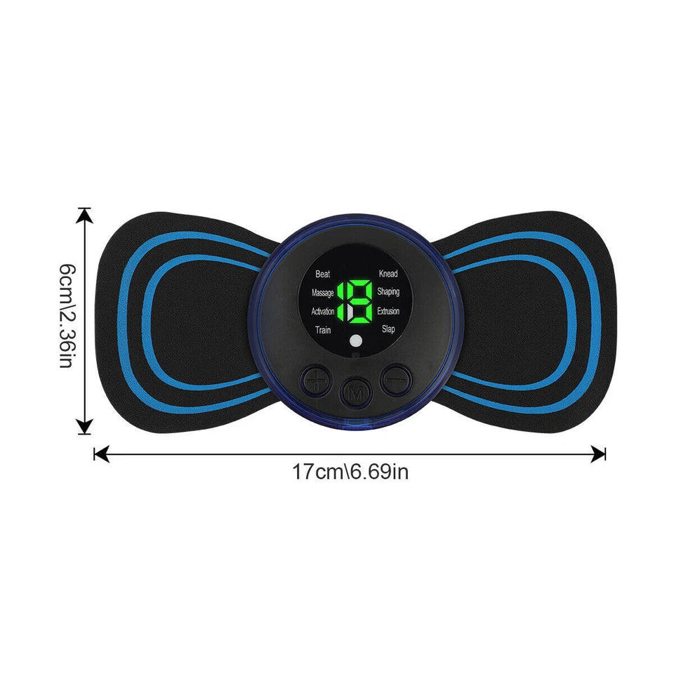 Aeroflux Wireless TENS Machine – Customisable Pain Relief with 8 Modes and 19 Intensity Levels