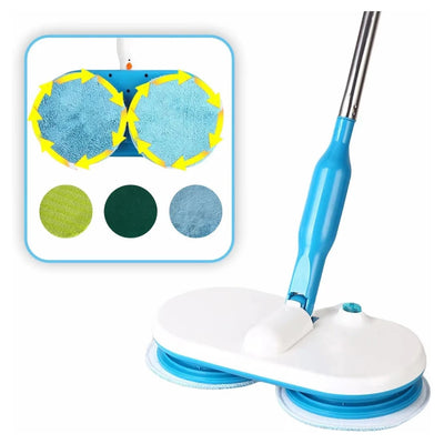 Aeroflux Cordless Electric Floor Mop – Rechargeable Scrubber, Sweeper, and Polisher