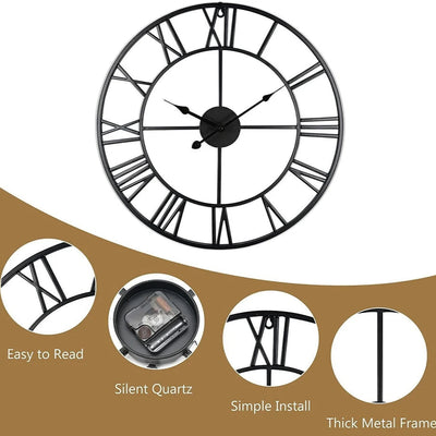 Aeroflux Silent Skeleton Wall Clock