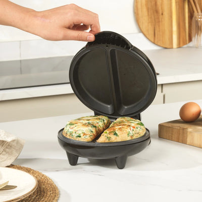 Aeroflux Dual Omelette Maker – Non-Stick Deep Fill Cooking Plates, Double Egg Cooker, Easy Clean, 750W