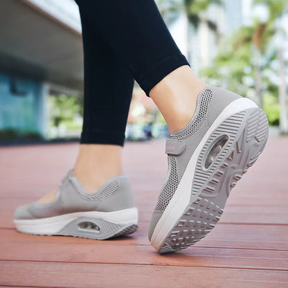 Aeroflux® Women's Slip-On Orthopedic Trainers – Comfy & Stylish Air Cushion Shoes