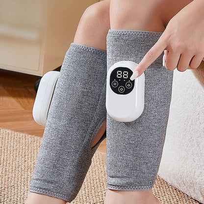Aeroflux® Cordless Leg & Calf Massager w/ Heat: Air Compression Therapy, 3 Modes, Rechargeable Design