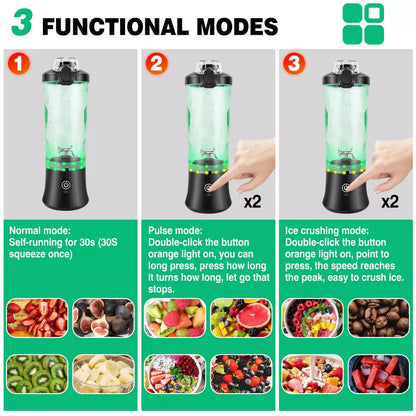 Aeroflux 600ml Portable USB Blender
