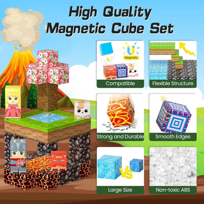 AeroFlux Magnetic Building Blocks Set