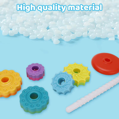 Aeroflux Baby Spinning Toy – Rainbow Stacking Sensory Spin Gears
