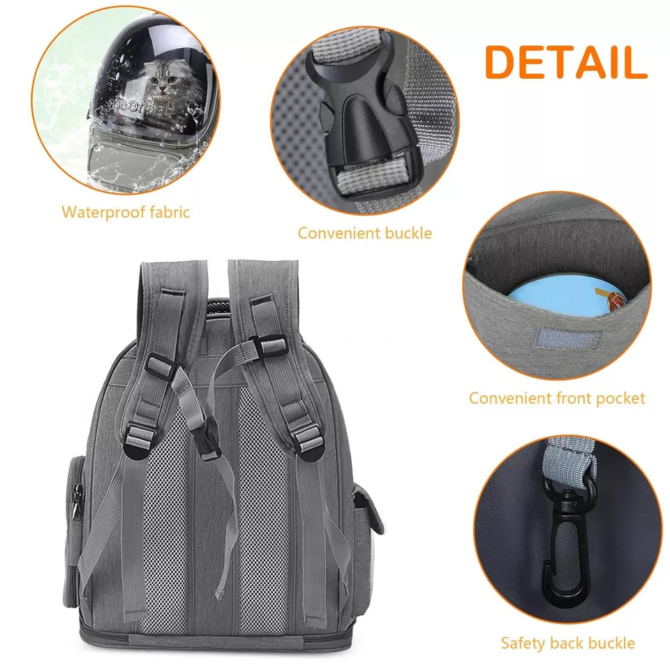 Aeroflux Voyager Bubble Cat Backpack – Breathe Easy, Travel Freely