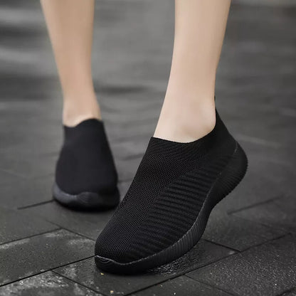 Aeroflux© Women’s Orthopedic Slip-On Trainers: Ultimate Comfort & Support