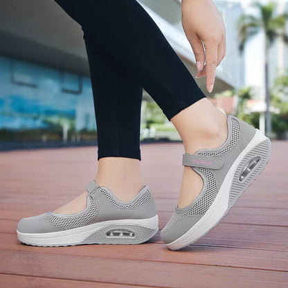 Aeroflux® Women's Slip-On Orthopedic Trainers – Comfy & Stylish Air Cushion Shoes
