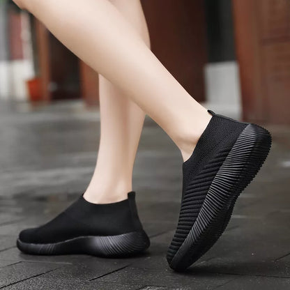 Aeroflux© Women’s Orthopedic Slip-On Trainers: Ultimate Comfort & Support