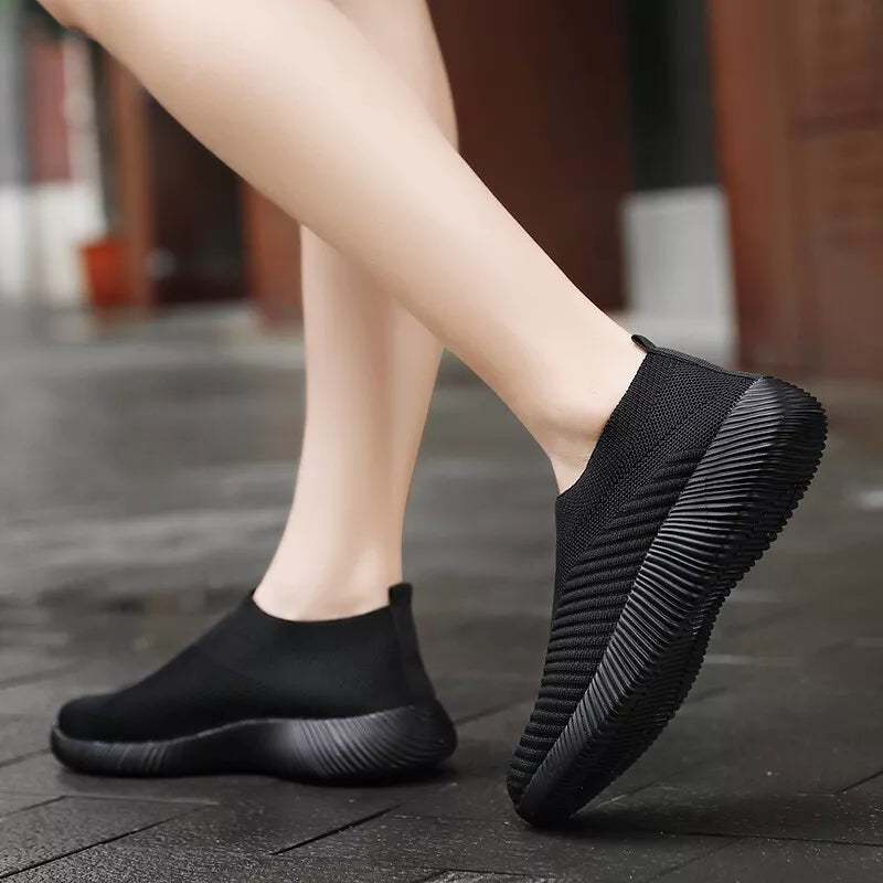 Aeroflux© Women’s Orthopedic Slip-On Trainers: Ultimate Comfort & Support