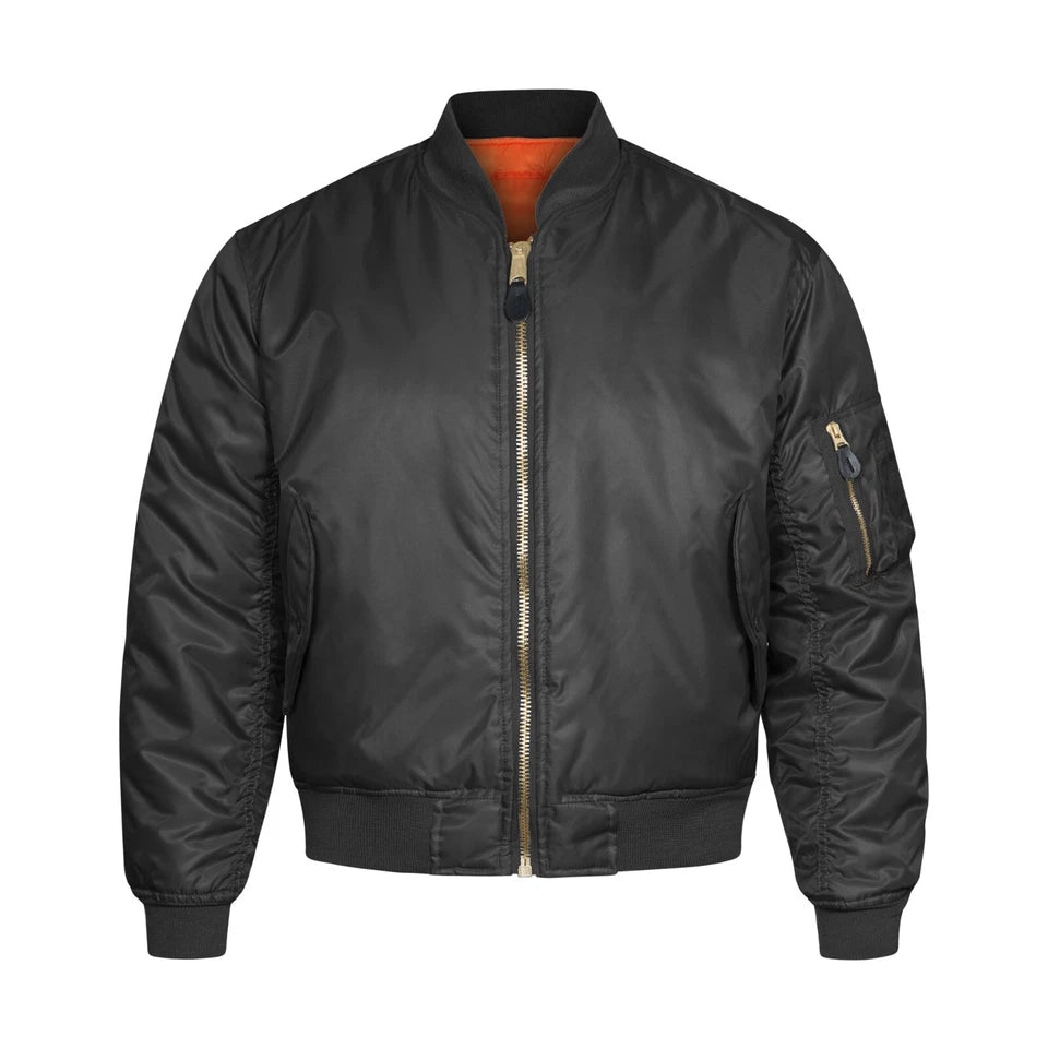 Aeroflux© MA1 Premium Bomber Jacket – All-Season Comfort & Style