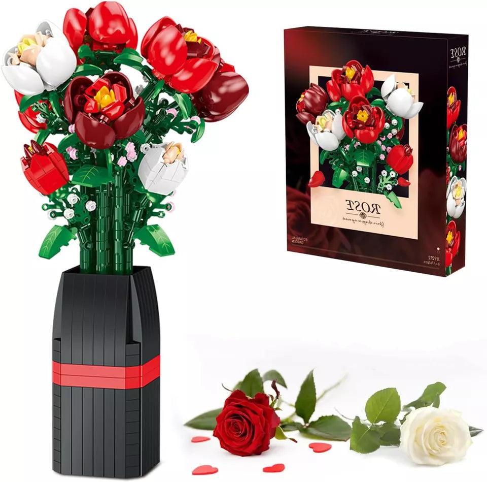 Aeroflux Bloom DIY Rose Bouquet – Elegant Botanical Building Set